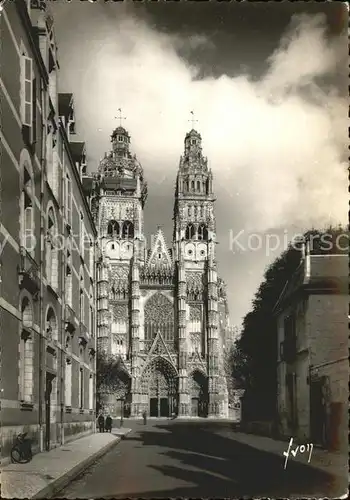 Tours Indre et Loire La cathedrale Kat. Tours