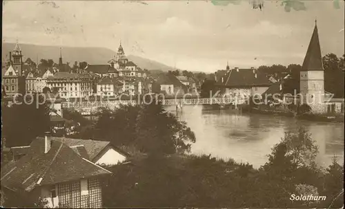 Solothurn Stadtblick Kat. Solothurn