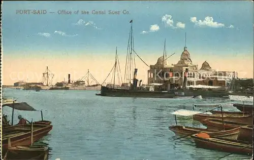 Port Said Office of the Canal Suez Co Kat. Port Said