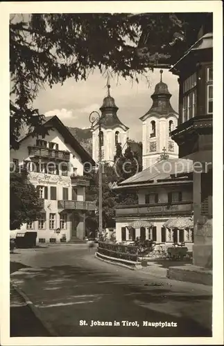 St Johann Tirol Hauptplatz Kat. St. Johann in Tirol