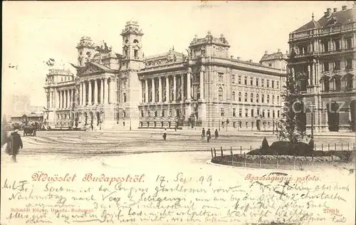 Budapest Igassagugui palota Kat. Budapest