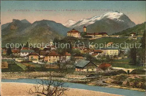 Faverges Vue generale Le Nambellet et le Mont Charvin Kat. Faverges