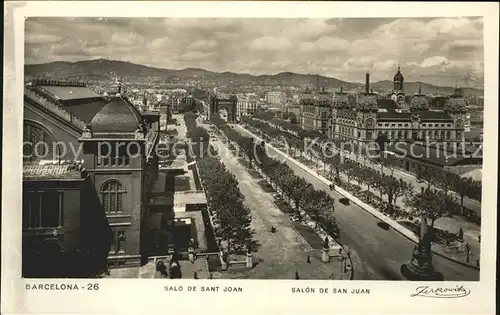 Barcelona Cataluna Salon de San Juan Kat. Barcelona