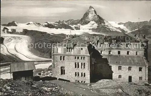 Gornergrat Zermatt Hotel Gornergrat mit Matterhorn / Gornergrat /Rg. Zermatt