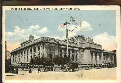 New York City Public Library 42nd and 5th Ave / New York /