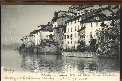 Gandria Lago di Lugano Seepanorama Kat. Gandria