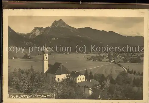 Unterpinswang Panorama mit Alpen Kat. Reutte