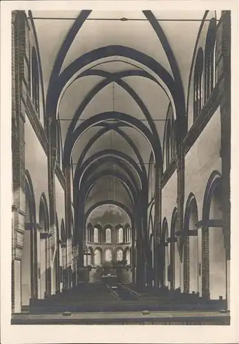 Lehnin Klosterkirche Langhaus mit Chor Kat. Kloster Lehnin