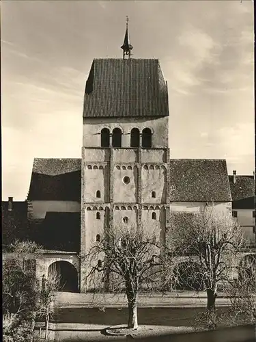 Insel Reichenau Muenster Turm und Westquerhaus Kat. Reichenau