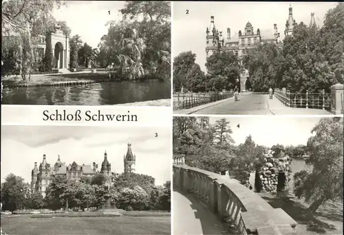 Schwerin Mecklenburg Schloss Burggarten Schlossgarten Grotte Kat. Schwerin