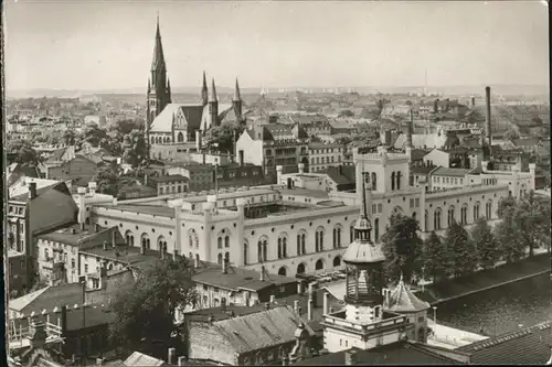 Schwerin Mecklenburg Blick vom Dom Kat. Schwerin