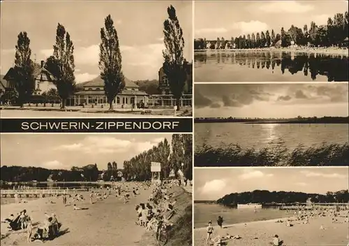 Zippendorf Strandpartien Schweriner See Kat. Schwerin