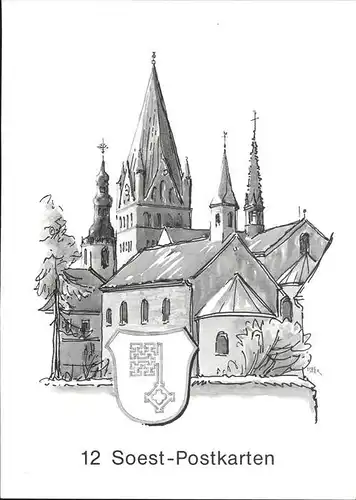 Soest Arnsberg Kirche Wappen / Soest /Soest LKR