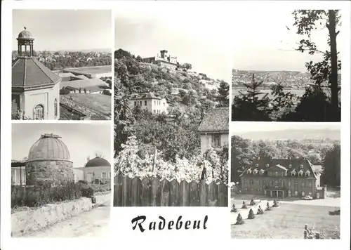 Radebeul Panorama Orts und Teilansichten Kat. Radebeul