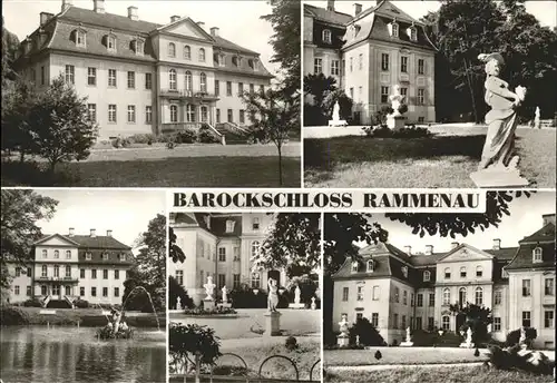 Rammenau Barockschloss Teilansichten Kat. Rammenau