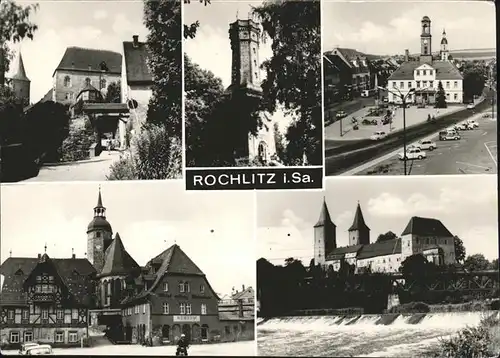 Rochlitz Sachsen Schloss Aussichtsturm Teilansichten Kat. Rochlitz
