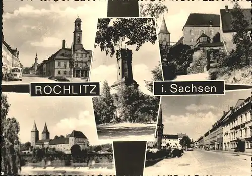 Rochlitz Sachsen Schloss Teilansichten Kat. Rochlitz
