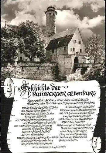 bamberg Die Altenburg Geschichte Kat. Bamberg