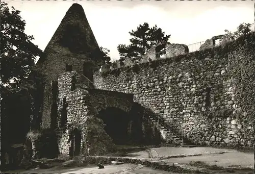 Lindenfels Odenwald Burghof Kat. Lindenfels