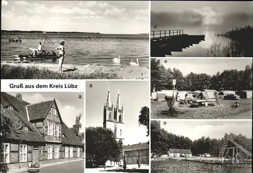 Luebz Plauer See Heimatmuseum Klosterkirche Zeltplatz Kat. Luebz