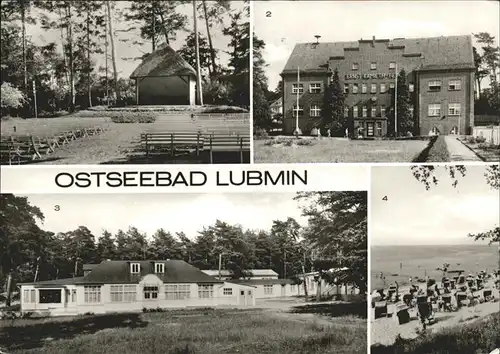 Lubmin Ostseebad Musikpavillon Kamieth Heim Ferienheim Strand / Lubmin /Ostvorpommern LKR