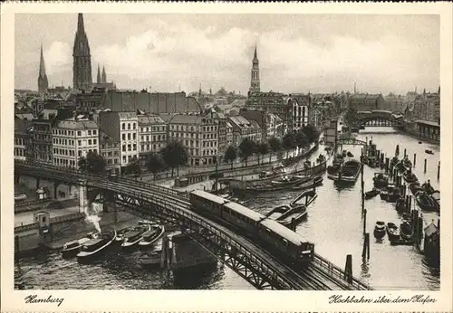 Hamburg Hochbahn Hafen Kat. Hamburg