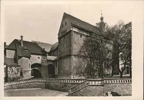 Wechselburg Schlosskirche Unvollendete Westtuerme Kat. Wechselburg