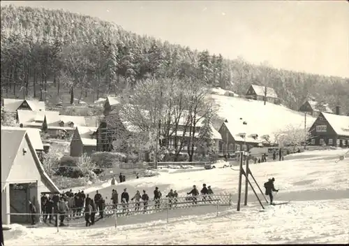 Waltersdorf Zittau Skilift Zittauer Gebirge Kat. Grossschoenau Sachsen