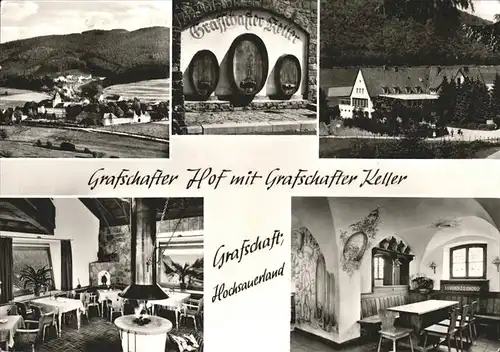 Grafschaft Sauerland Grqfschafter Hof mit Keller Gastraeume Kat. Schmallenberg