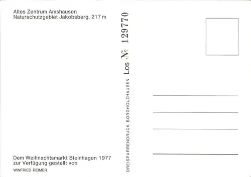 Amtshausen Altes Zentrum Zeichnung Kat. Bad Laasphe