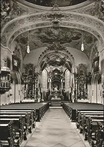 Mittenwald Bayern Pfarrkirche St Peter und Paul Inneres Kat. Mittenwald
