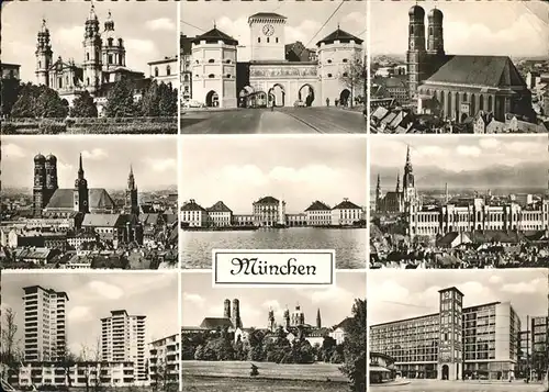 Muenchen Sehenswuerdigkeiten Kat. Muenchen