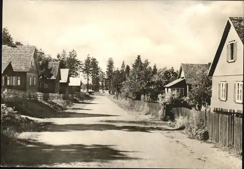 Tannenbergsthal Vogtland Dorfstrasse OT Schneckenstein Kat. Tannenbergsthal Vogtland