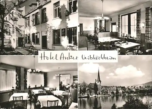Veitshoechheim Hotel Anker Orts und Teilansichten Kat. Veitshoechheim