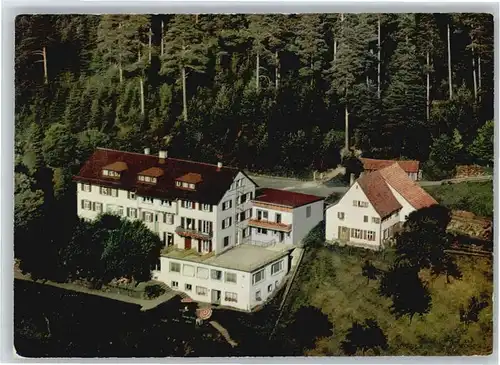 Baiersbronn Fliegeraufnahme Erholungsheim Schoenblick x