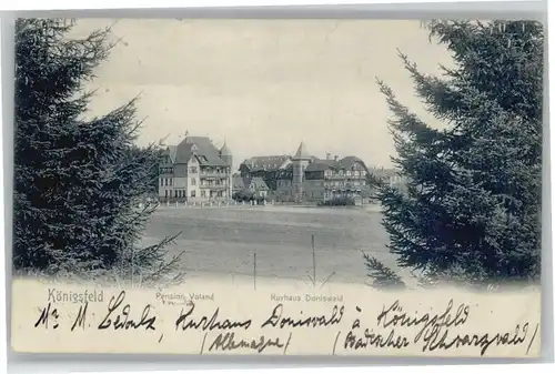 Koenigsfeld Pension Vorland Kurhaus Doniswald x