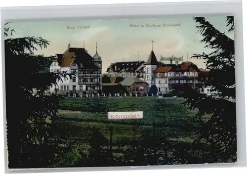 Koenigsfeld Haus Voland Kurhaus Doniswald *