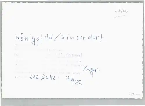 Koenigsfeld Zinsendorf *