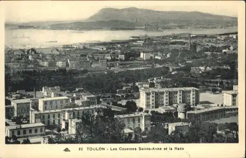 Toulon Casernes Sainte-Anne Rade *