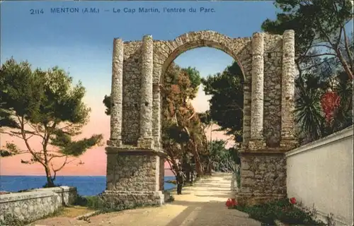 Menton Cap Martin Parc *