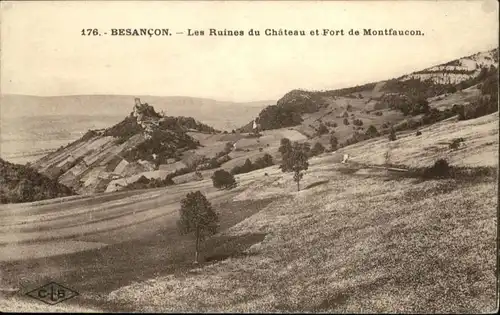 Besancon Ruines Chateau Fort Montfaucon x