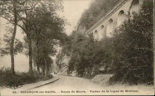 Besancon Route Morre Viaduc Ligne Morteau *