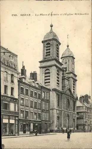 Sedan Place Armes Eglise St. Charles *