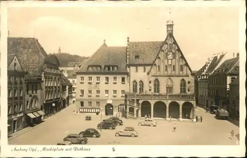 Amberg Oberpfalz Amberg Oberpfalz Marktplatz Rathaus  * / Amberg /Amberg Stadtkreis