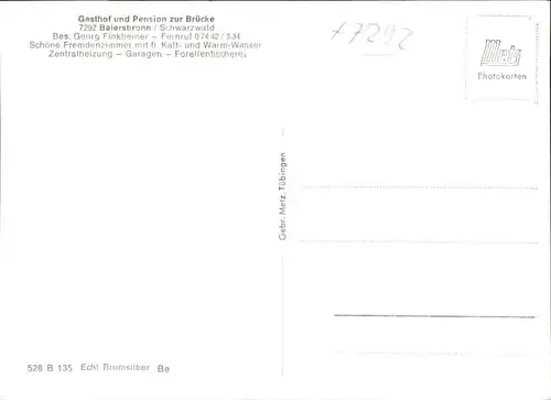 Baiersbronn Pension zur Bruecke *