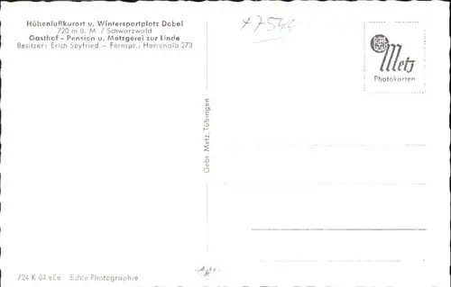 Dobel Wuerttemberg Gasthof Linde *