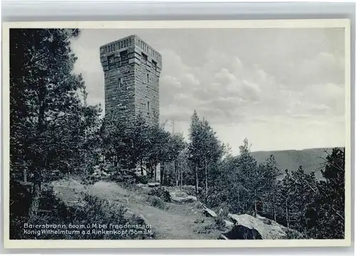 Baiersbronn Koenig Wilhelmturm Rinkenkopf *