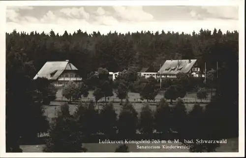 Koenigsfeld Sanatorium Kinderweide *
