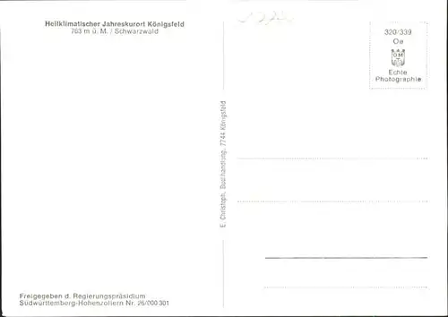 Koenigsfeld Fliegeraufnahme *