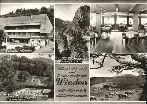 Wieden Gasthof Hirschen Schwimmbad Belchen *